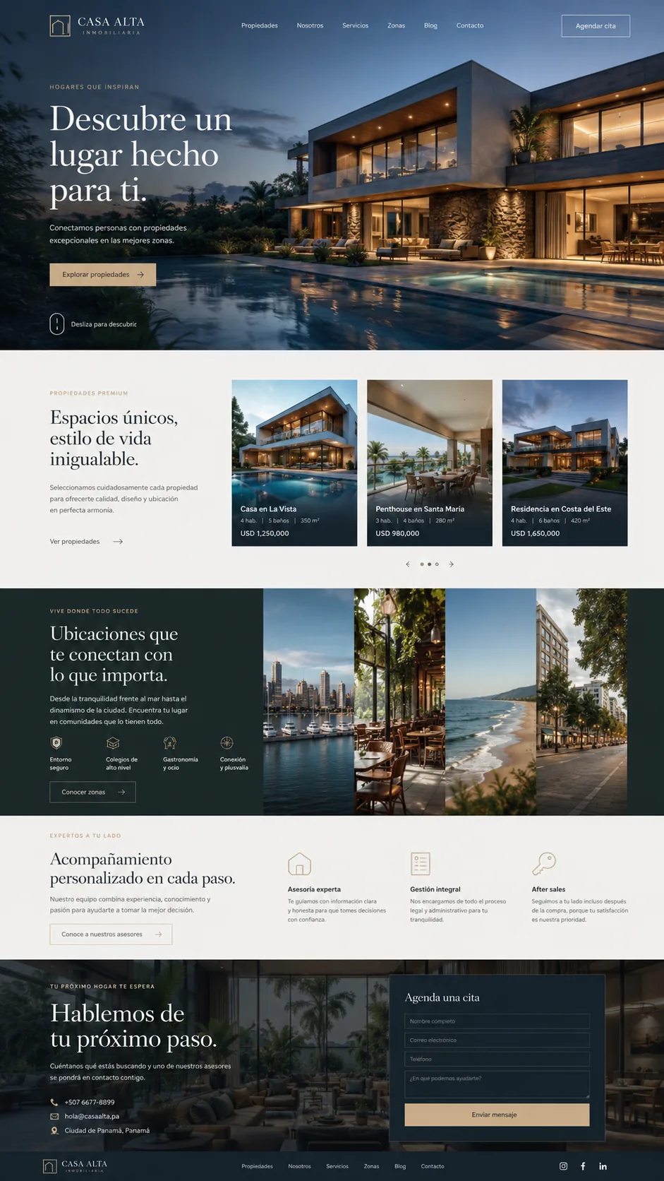 Portal inmobiliario Casa Alta